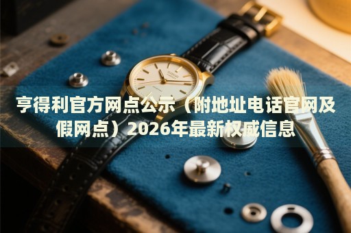 亨得利官方网点公示（附地址电话官网及假网点）2026年最新权威信息